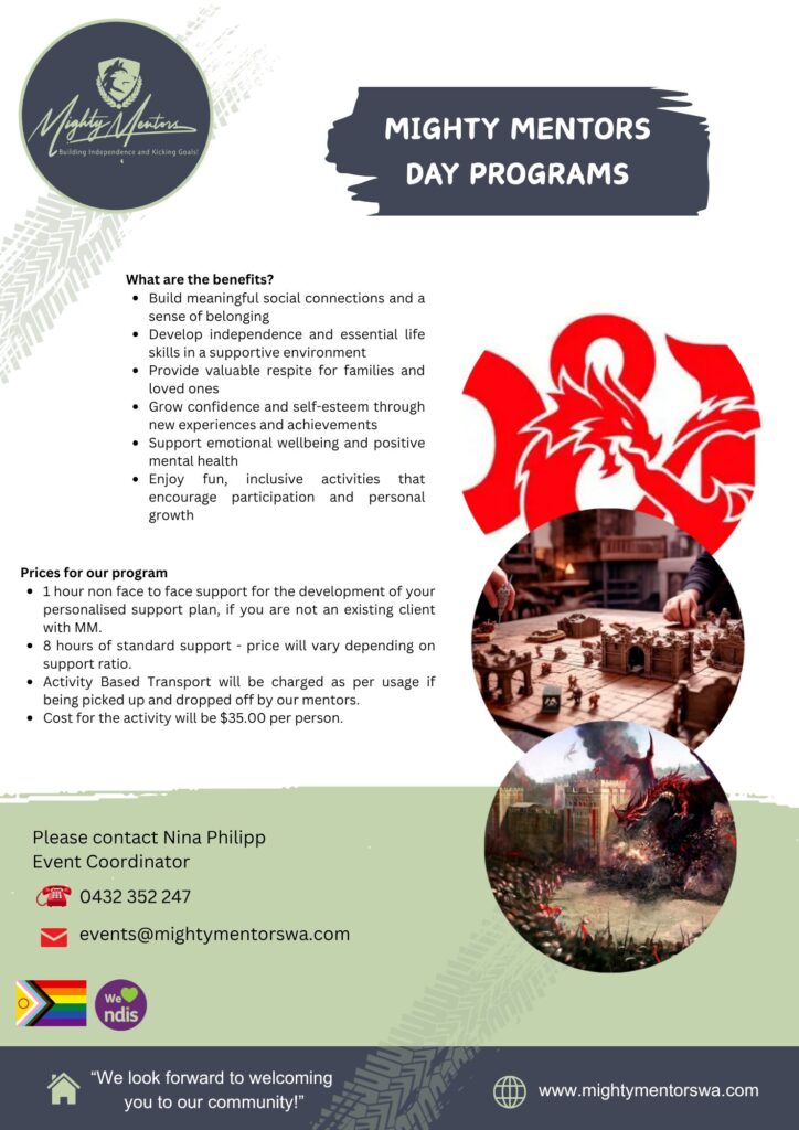 10+ teens tabletop titans | group day program 26